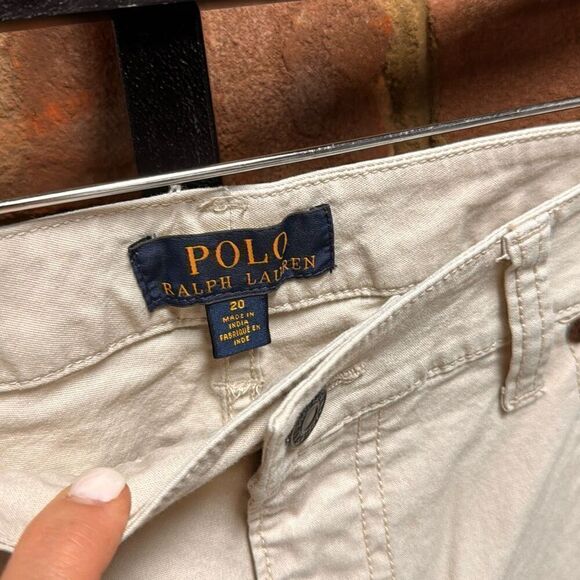 Polo Ralph Lauren Boys Khaki Straight Leg Pants Size 20 - Picture 3 of 7